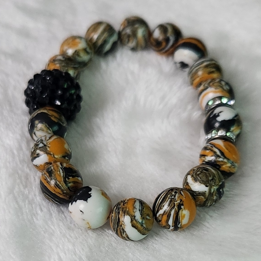 🖤Elegant Multicolor Beaded Bracelet – Women’s Jewelry – Excellent Condition - Picture 8 of 8